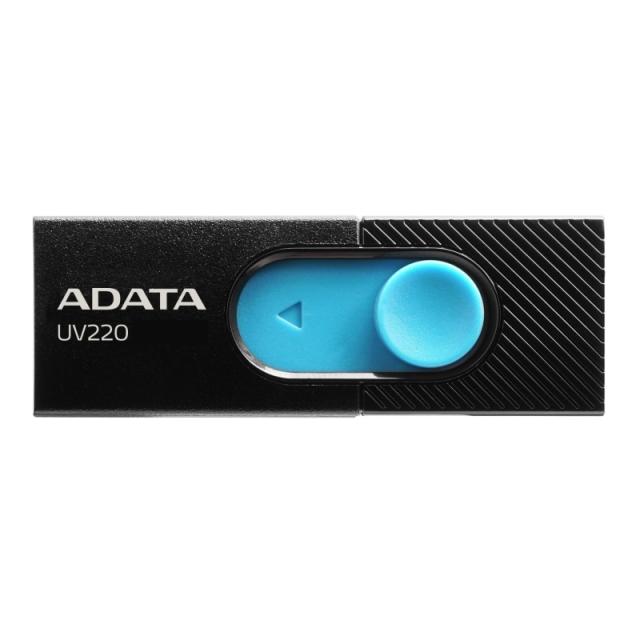 USB памет Adata 16GB UV220 USB 2.0, Черно-синьо