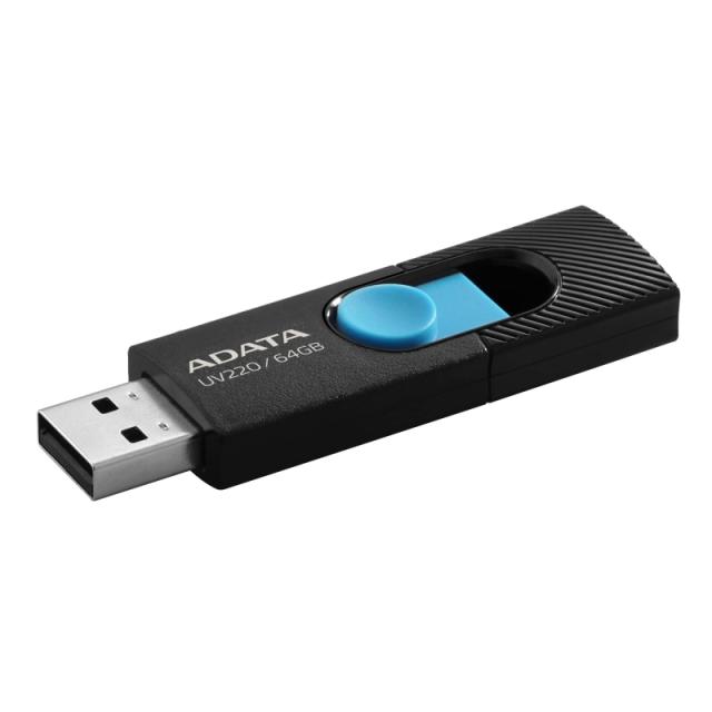USB памет Adata 16GB UV220 USB 2.0, Черно-синьо