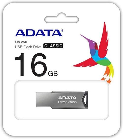 USB памет Adata 16GB UV250 USB 2.0, Сребриста