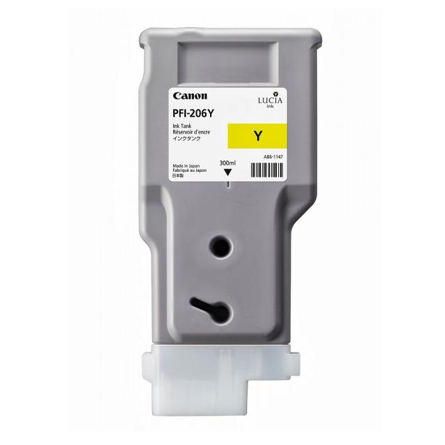 Консуматив Canon Pigment Ink Tank PFI-206, Yellow