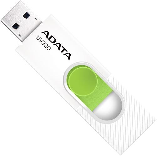 USB памет Adata 32GB UV320, USB 3.2, Бяла