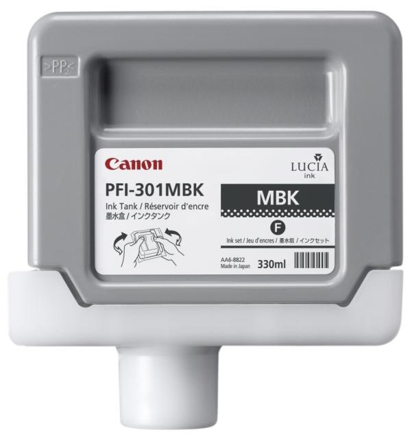 Консуматив Canon Pigment Ink Tank PFI-301, Matte Black