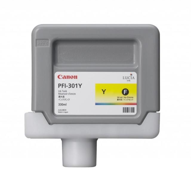 Консуматив Canon Pigment Ink Tank PFI-301, Yellow