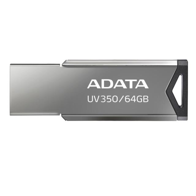 USB памет Adata 64GB UV350 USB 3.2, Сребриста