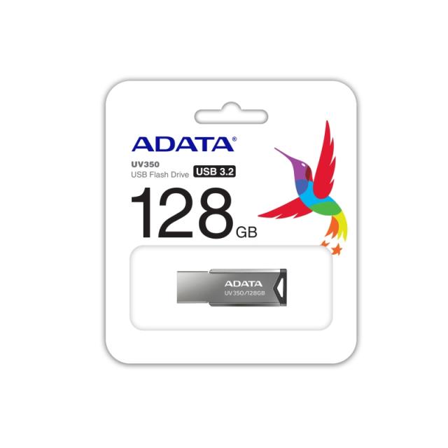 USB памет Adata 128GB UV350 USB 3.2, Сребриста