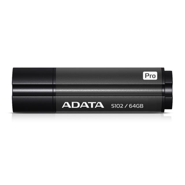 USB памет Adata 64GB S102P USB 3.2, Титаниево сива