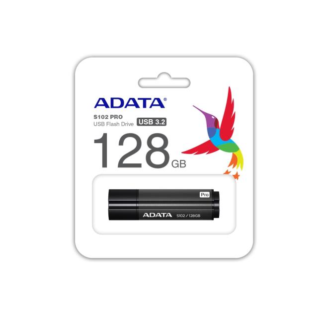 USB памет Adata 128GB S102P USB 3.2, Титаниево сива
