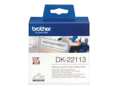 Лента Brother DK-22113, непрекъсната пластична лента с ширина 62mm и дължина 15.24m