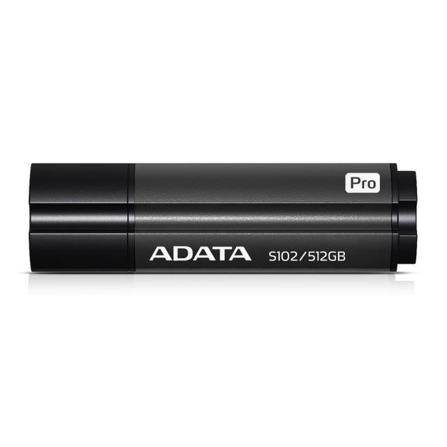 USB памет Adata 512GB S102P USB 3.2, Титаниево сива