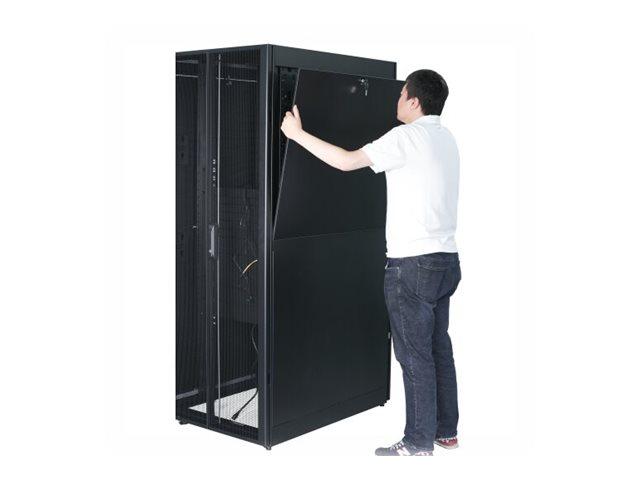 APC Easy Rack 42Ux600x1000 Roof/Side panel/castors/feet No Bottom 4 Brackets black ER6202