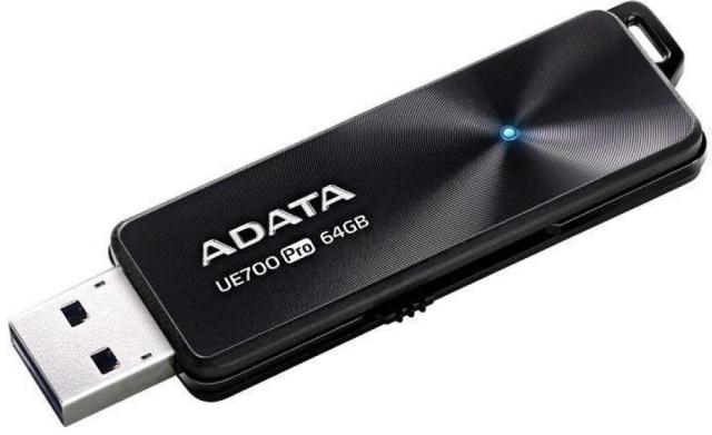 USB памет Adata 64GB UE700 PRO, USB 3.2, Черна