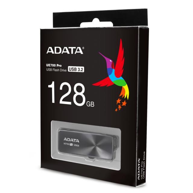 USB памет Adata 128GB UE700 PRO, USB 3.2, Черна