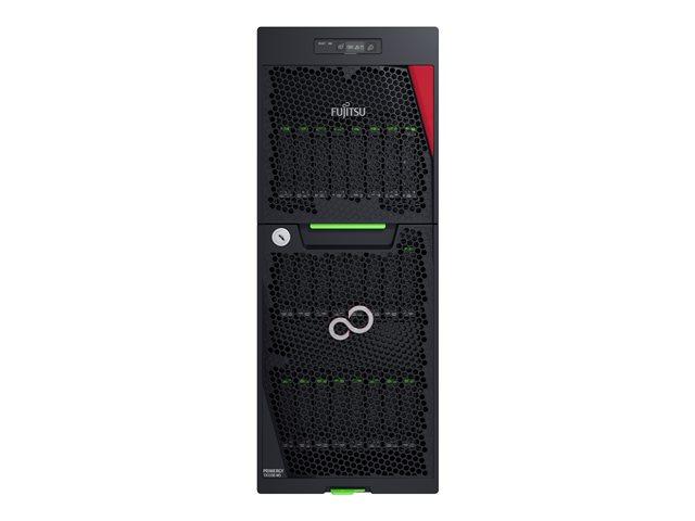 Сървър Fujitsu Primergy TX1330 M5, Intel Xeon E-2334 3.4/4.8 GHz, 16GB DDR4 ECC, без твърд диск, 2x Gigabit Ethernet, 1x USB-C 3.2 Gen 2, 500W 80 PLUS Platinum, Free DOS