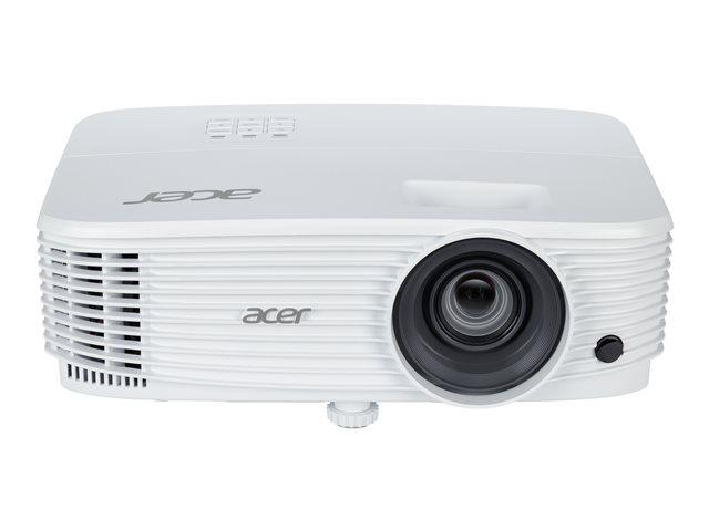 ACER P1357Wi projector DLP WXGA 1280x800 16:10 4500 ANSI Lumen 20.000:1 31DB 2xHDMI VGA RCA USB A wireless projection white MR.JUP11.001