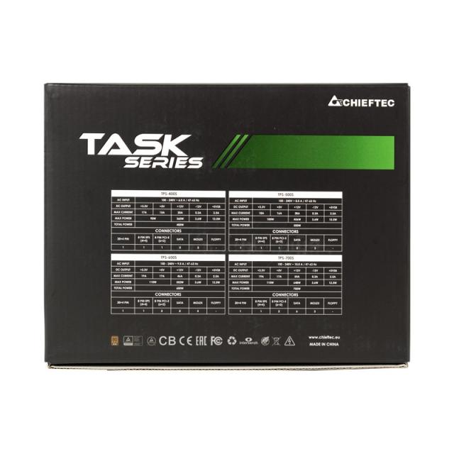 Захранване Chieftec Task TPS-500S, 500W retail