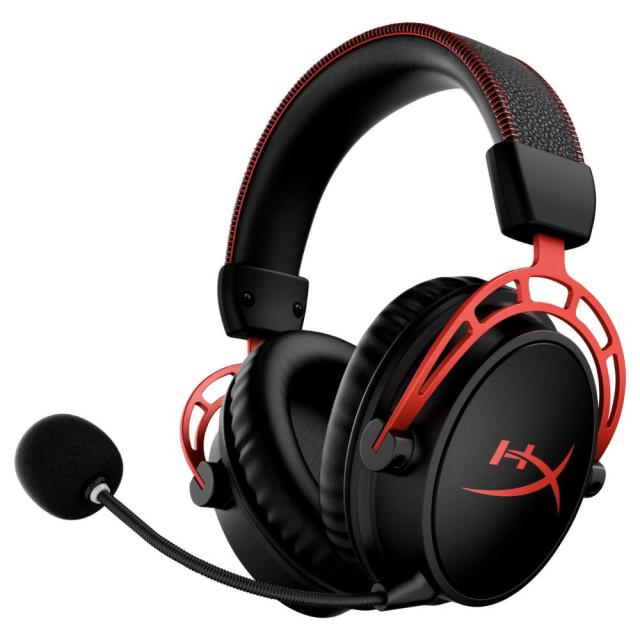 Геймърски слушалки HyperX Cloud Alpha Wireless, Черен/Червен