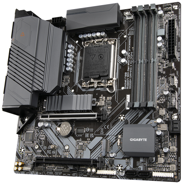 Дънна платка GIGABYTE B660M GAMING X AX WiFi 6 , 2 x PCIe 4.0 M.2, LGA1700, 4 x DDR4, Front USB 3.2 Gen 2 Type-C, RGB FUSION 2.0, Q-Flash Plus​​ , ATX