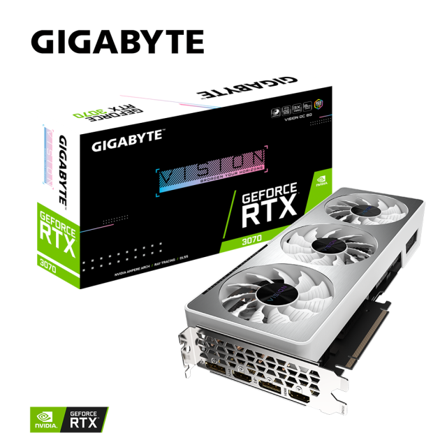 Видео карта GIGABYTE GeForce RTX 3070 VISION OC 8GB GDDR6