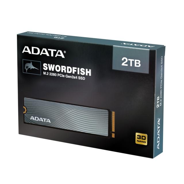 Твърд диск Adata 2TB , SWORDFISH, PCIe Gen3 X4, M.2 2280- Solid State Drive