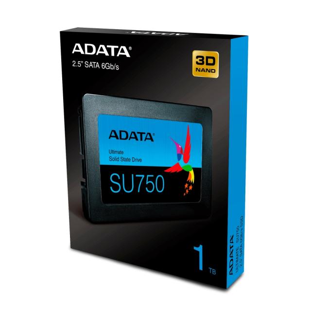 Твърд диск Adata 1TB , SU750 , 2.5" SATA - Solid State Drive