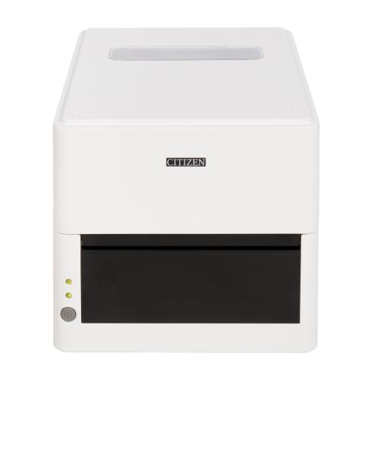 Етикетен принтер Citizen Label Desktop printer CL-E300 Direct thermal Print Speed 200mm/s, Print Width(max.) 4"(104 mm)/ Media Width (min-max) 1"- 5"(25.4-118.1 mm)/ Roll Size(max) 5"(125 mm), Core Size 1" (25mm), Resol.203dpi/ Interface USB/RS-232/L