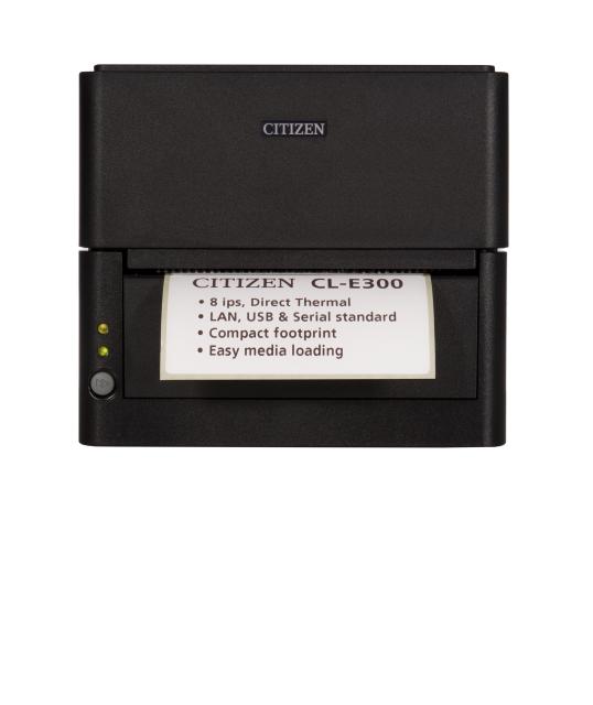 Етикетен принтер Citizen CL-E300EX Printer; USB, Bluetooth, Black, EN Plug