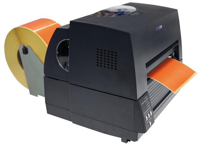 Етикетен принтер Citizen Label Industrial printer CL-S621II Thermal Transfer+Direct Print Speed 150mm/s, Print Width 4"(104mm)/Media Width min-max (25.4-118.1mm)/Roll Size max 125mm, Ext. diam.200mm, Core Size 25mm, Resol.203dpi/Interf.USB/RS-232+Opt