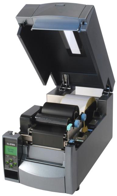 Етикетен принтер Citizen Label Industrial printer CL-S703II Thermal Transfer+Direct Print Speed 200mm/s, Print Width(max.)4"(104 mm)/Media Width min-max (12.5-118mm)/Roll Size max 200mm, Core Size(25-75mm), Resol.300dpi/Interf.USB/Parallel/Serial+Opt
