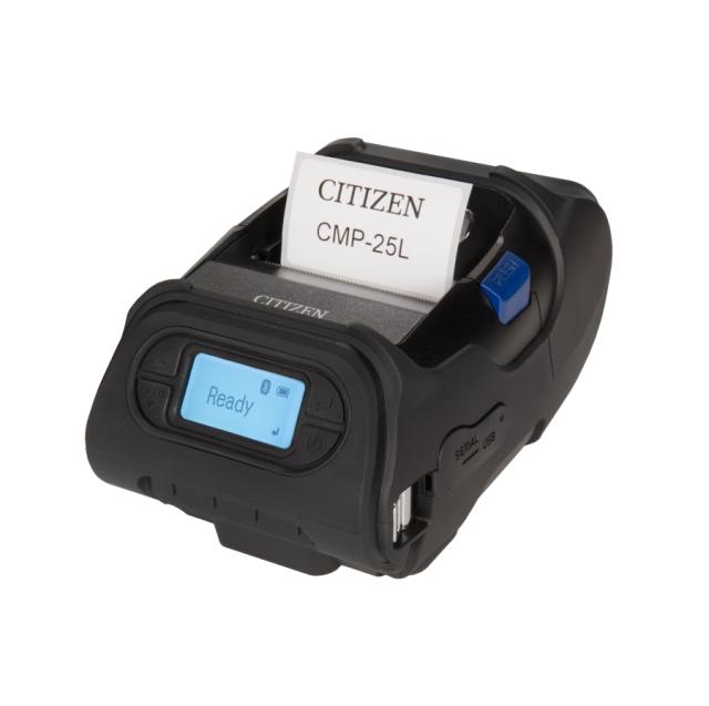 Мобилен етикетен принтер Citizen CMP-25 Printer; Label, Bluetooth, USB, Serial, ZPL