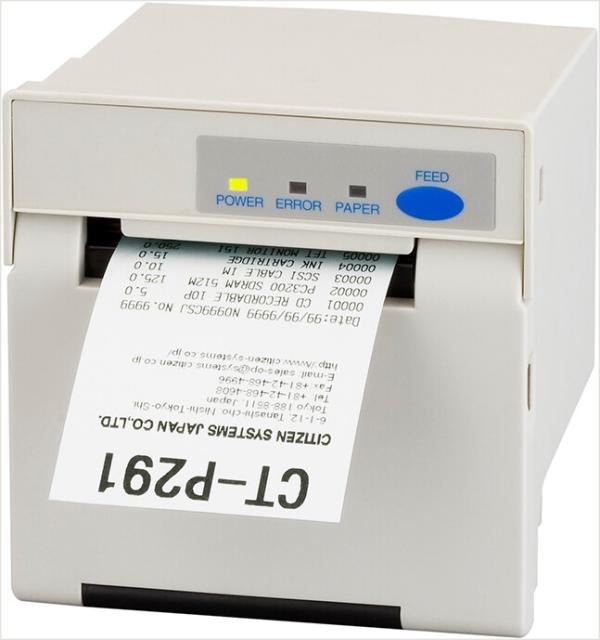POS принтер Citizen CT-P291 Panel Printer; Parallel, Serial, USB; No PSU (DC), Hosiden connector