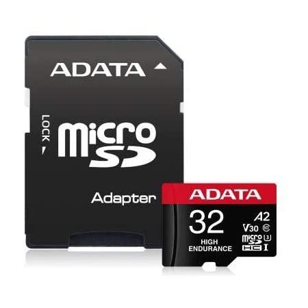 Карта памет Adata 32GB MicroSDHC UHS-I U3 V30S (R100MB/s) HIGH, с адаптер