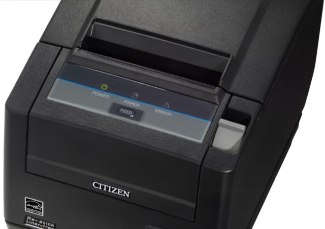POS принтер Citizen CT-S601IIR Printer, Restick/Liner-free, No interface, Black