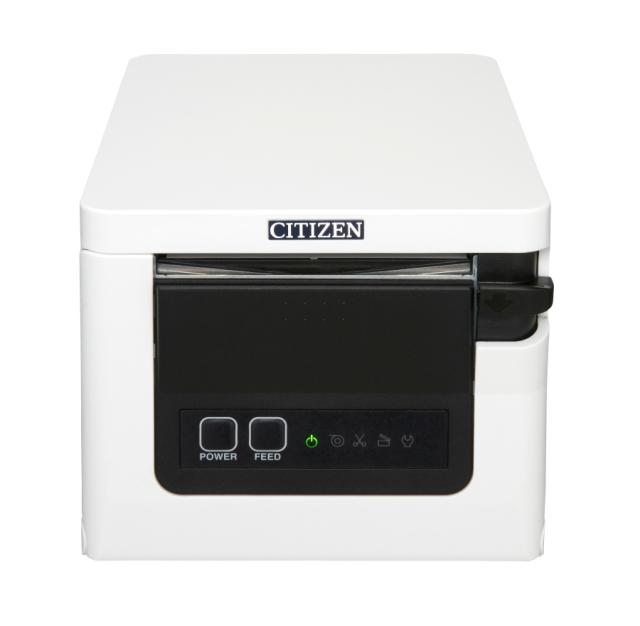 POS принтер Citizen CT-S751 Printer; Bluetooth, USB, White Case