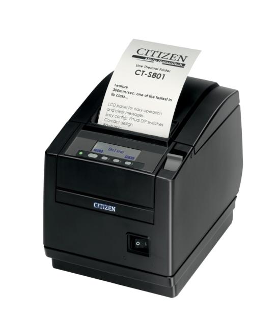 POS принтер Citizen CT-S801II Printer; No interface, Black