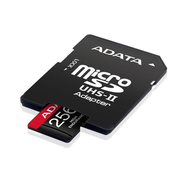 Карта памет Adata 256GB MicroSDXC UHS-I U3 V30S (R100MB/s) HIGH, с адаптер