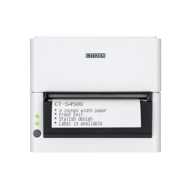 POS принтер Citizen CT-S4500 Printer; Bluetooth, USB, White Case