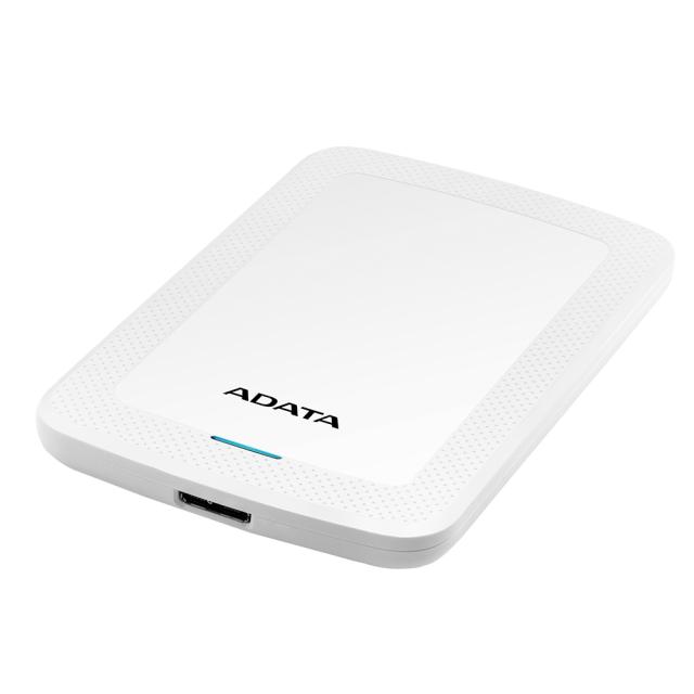 Твърд диск Adata 1TB , HV300 , USB 3.2 Gen 1, 2.5" - External Hard Drive White