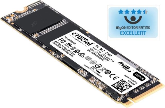 Твърд диск Crucial SSD P1 500GB  P1 M.2 NVMe PCIe 3.0 x 4