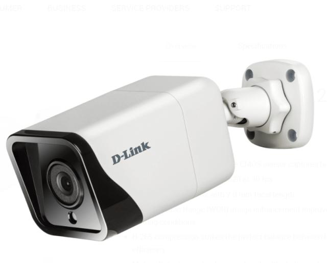 Камера D-Link 8-Megapixel H.265 Outdoor Bullet Camera