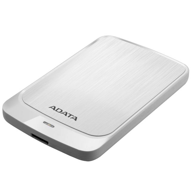 Твърд диск Adata 1TB , HV320 , USB 3.2 Gen 1, 2.5" - External Hard Drive White