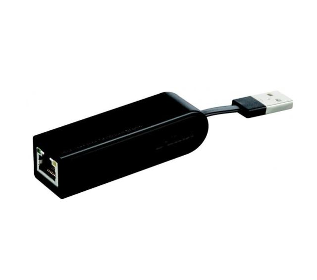 Адаптер D-Link USB 2.0 10/100Mbps Fast Ethernet Adapter