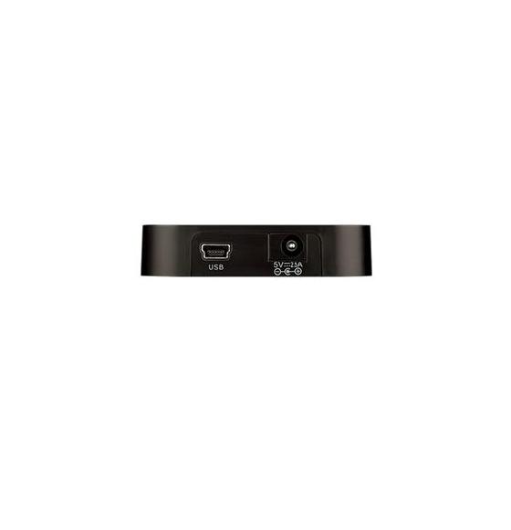 USB хъб D-Link DUB-H4, 4 x USB 2.0, Черен