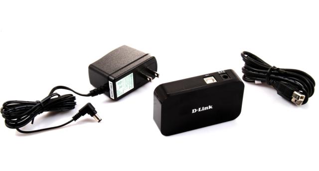 USB Хъб D-Link DUB-H7, 7 x USB2.0 480 Mb/s, с захранване, Черно