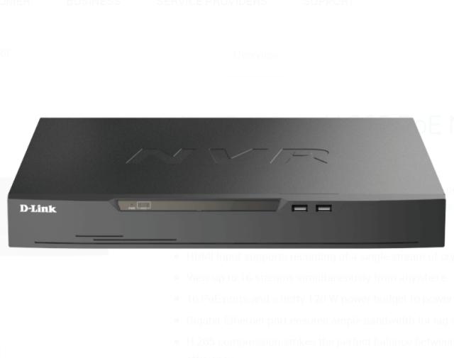 Video Recorder D-Link JustConnect 16-Channel H.265 PoE Network Video Recorder