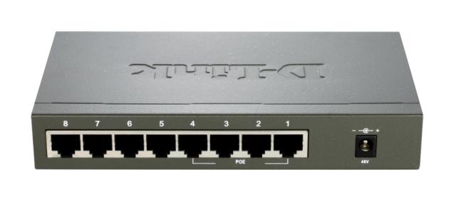 Комутатор D-Link 8-port 10/100 Desktop Switch with 4 PoE Ports