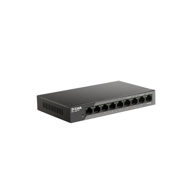 Комутатор D-Link 9-Port 10/100 Unmanaged long range PoE Surveillance Switch