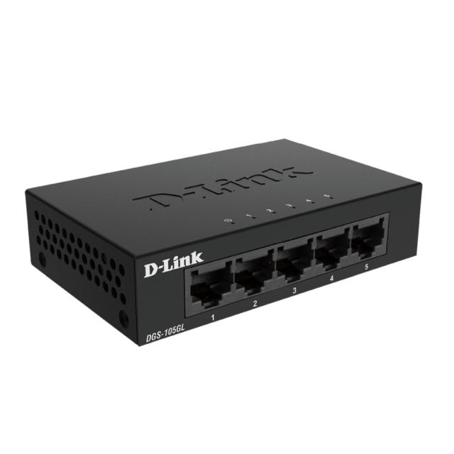 Суич D-Link 5-Port Gigabit Ethernet Metal Housing Unmanaged Switch