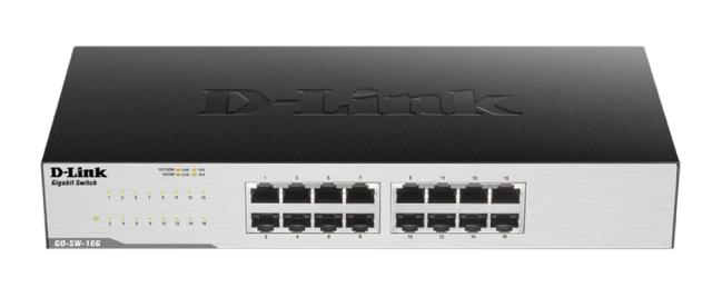 Суич Комутатор D-Link 16-Port Gigabit Easy Desktop Switch