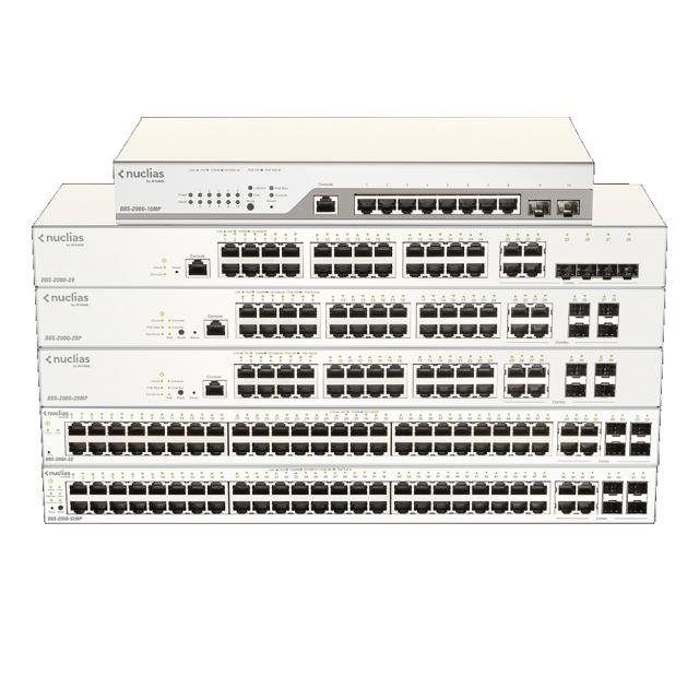Комутатор D-Link 28-Port Gigabit Nuclias Smart Managed Switch including 4x 1G Combo Ports (With 1 Year License)