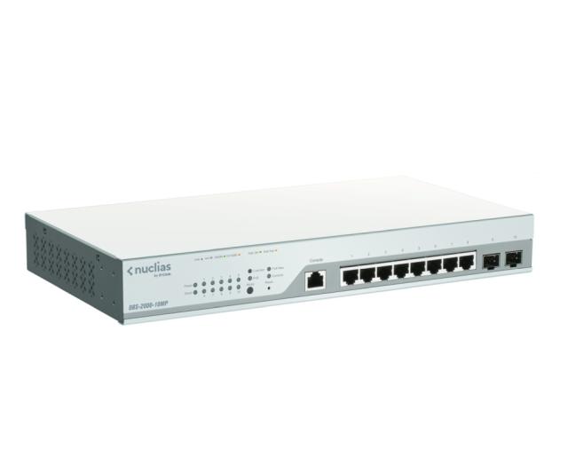 Комутатор D-Link 10-Port Gigabit PoE+ Nuclias Smart Managed Switch including 2x SFP Ports (With 1 Year License)